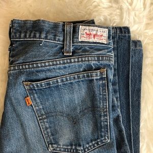 VTG Levi's orange tab white patch